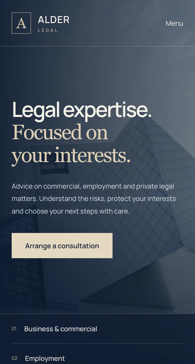 Études d’avocats · iPhone